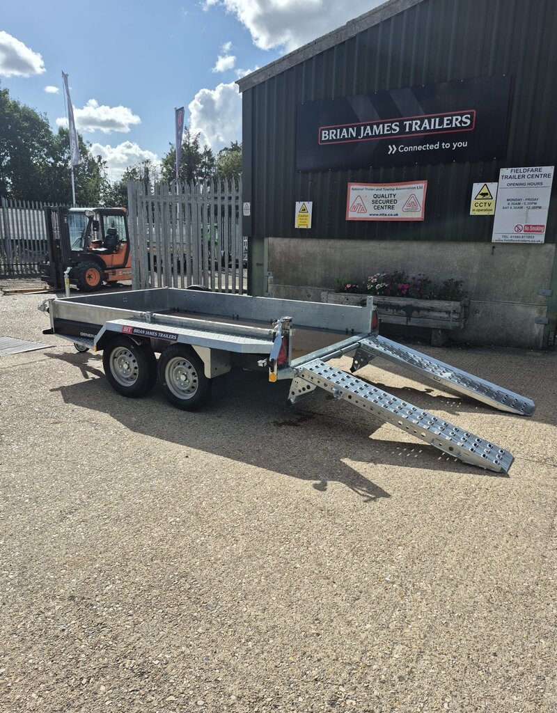 Brian James General Plant 551 - 2.7m x 1.6m, 2700kg, 2 Axle, 13" Wheels - Adjustable Ramps