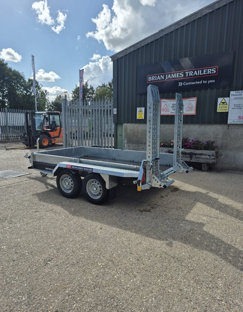 Brian James General Plant 551 - 2.7m x 1.6m, 2700kg, 2 Axle, 13" Wheels - Adjustable Ramps