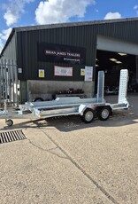 Brian James 543-3717-35-2-12 Digger Plant 2 3.7 x 1.7 3500kg GVW  - Adjustable Ramps