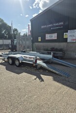 Brian James 543-3717-35-2-12 Digger Plant 2 3.7 x 1.7 3500kg GVW  - Adjustable Ramps
