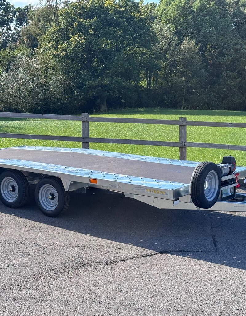 Bateson Trailers Bateson Model 264B Twin Axle 4.2 x 2m, 14' x 6'6" 2.6 ton beaver tail transporter