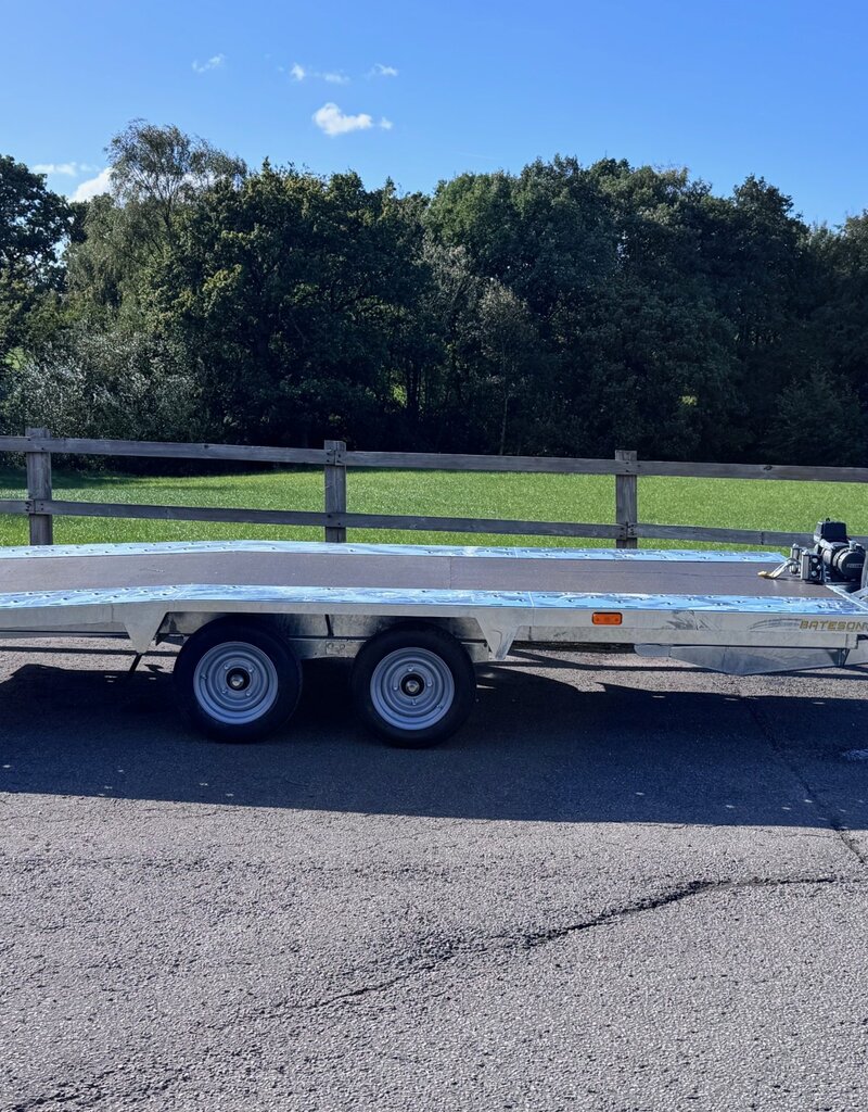 Bateson Trailers Bateson Model 264B Twin Axle 4.2 x 2m, 14' x 6'6" 2.6 ton beaver tail transporter