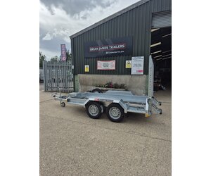 Brian James 543-0110 Digger Plant 2 Trailer - 2.8m x 1.3m 2700kg GVW -  Fieldfare Trailer Centre