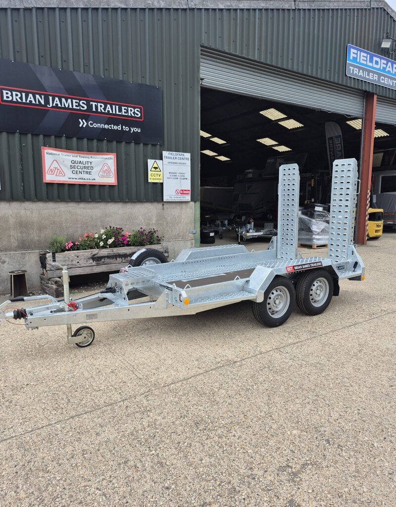 Brian James Digger Plant 2 - 2.8m x 1.3m  2700kg GVW - Spare Wheel