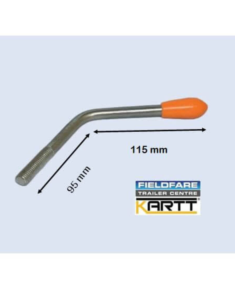 Kartt Short Clamp Handle with Orange Knob - suits FTCKCL4804  (M12 Thread)