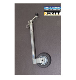 Kartt 48mm Serrated Tube Jockey Silver Metal Rim Wheel