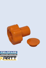 Replacement Orange Easy Grip Knob and Circlip