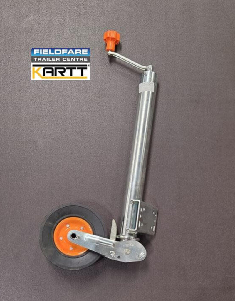 Kartt 60mm HD Jockey Wheel Auto Lift With Fixed Bracket 220x65 Wheel