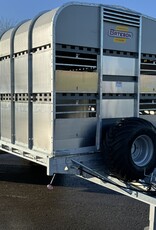Bateson Trailers Bateson 100LT 20' x 7'6" Tractor Drawn Livestock Trailer with demountable container