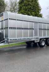 Bateson Trailers Bateson 100LT 20' x 7'6" Tractor Drawn Livestock Trailer with demountable container