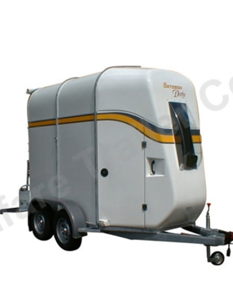 Bateson Trailers Bateson Derby Lightweight, rear unload, double horse trailer
