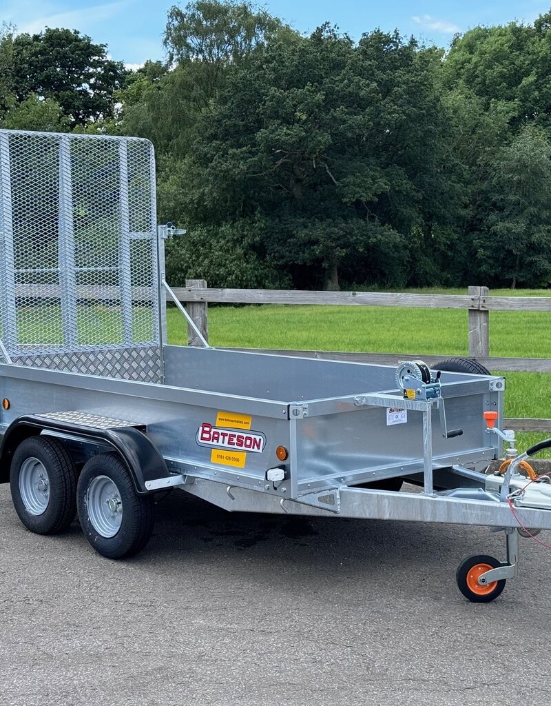 Bateson Trailers Bateson Model 0844  8' x 4' Twin axle general purpose braked trailer 1300kg GVW