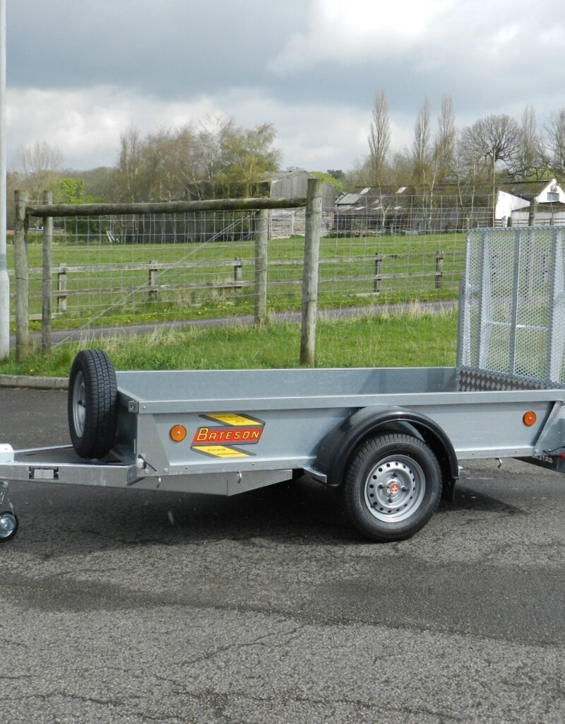 Bateson Trailers Bateson 0852 8' x 5' single axle general purpose trailer 1300kg GVW