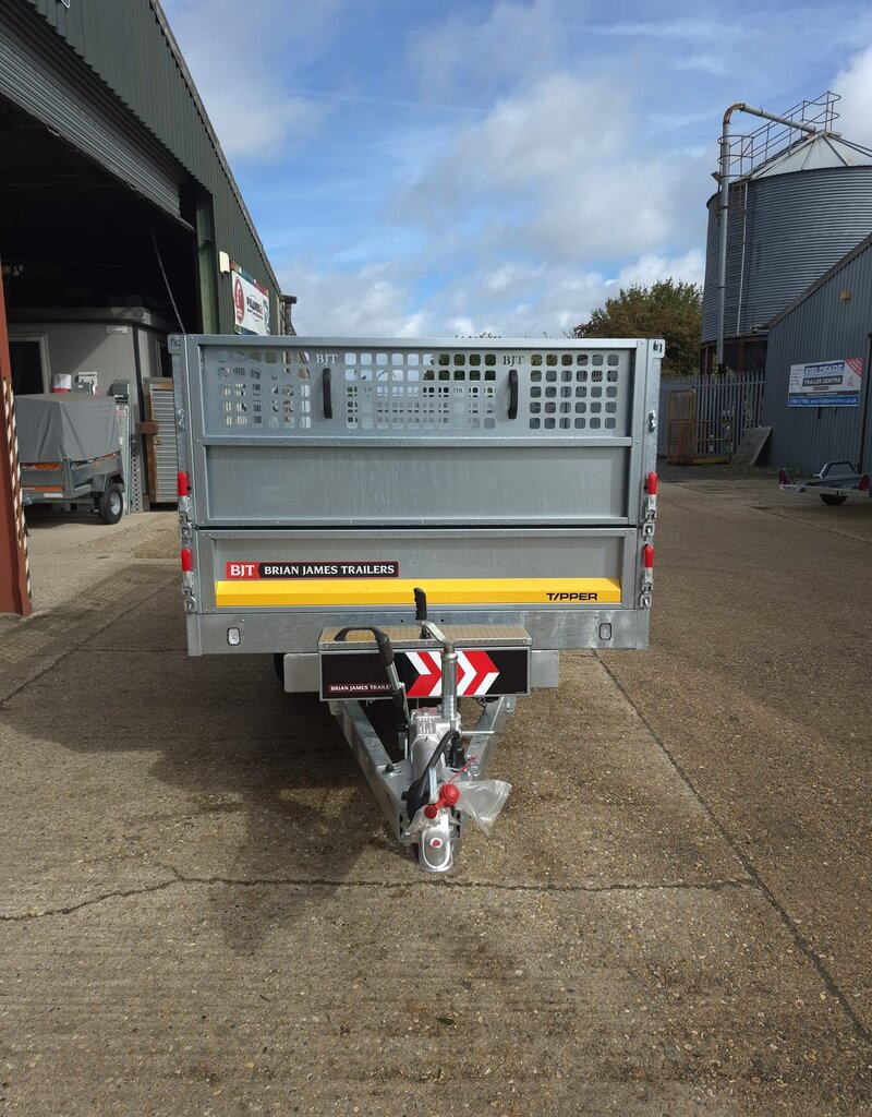 Brian James Tipper 526 - 3.1m x 1.6m, 3500kg, 2 Axle, 12" Wheels - Side Extensions