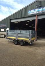 Brian James Tipper 526 - 3.1m x 1.6m, 3500kg, 2 Axle, 12" Wheels - Side Extensions