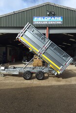 Brian James Tipper 526 - 3.1m x 1.6m, 3500kg, 2 Axle, 12" Wheels - Side Extensions