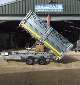 Brian James Tipper 526 - 3.1m x 1.6m, 3500kg, 2 Axle, 12" Wheels - Side Extensions