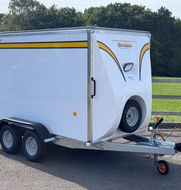 Bateson Trailers Bateson 160V 8' x 4' x 5' Lightweight twin axle van trailer With Ramp 1300kg GVW
