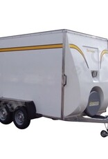 Bateson Trailers Bateson 390V Twin Axle Box Trailer 10' x 6' x 6'6  2600kg GVW with Rear Ramp
