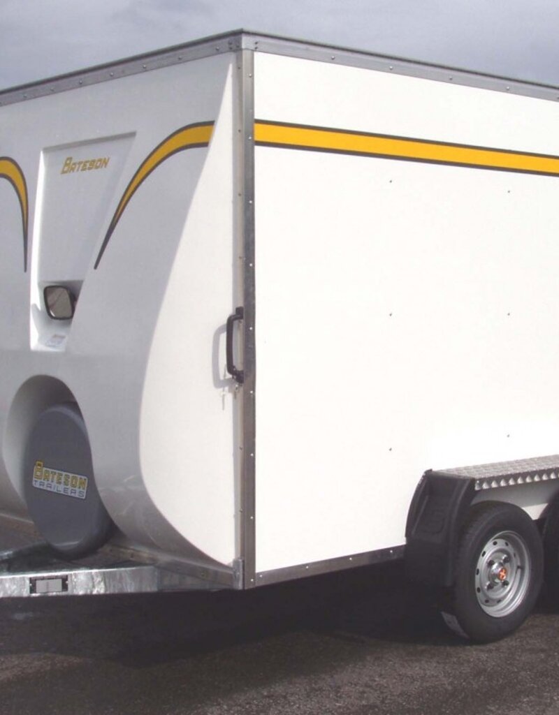 Bateson Trailers Bateson 390V Twin Axle Box Trailer 10' x 6' x 6'6  2600kg GVW with Rear Ramp