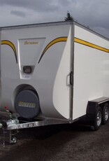 Bateson Trailers Bateson 390V Twin Axle Box Trailer 10' x 6' x 6'6  2600kg GVW with Rear Ramp