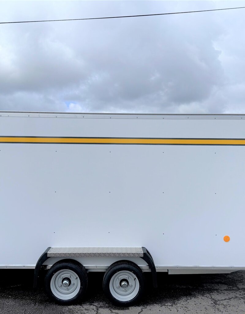 Bateson Trailers Bateson 550V 14' x 6' x 6'6 3.5 ton Twin Axle Box Trailer