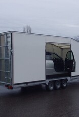 Bateson Trailers Model PT66VT 5.4 x 2.3m 8' x 7'6'' 3500kg Enclosed hydraulic tilt three axle platform trailer