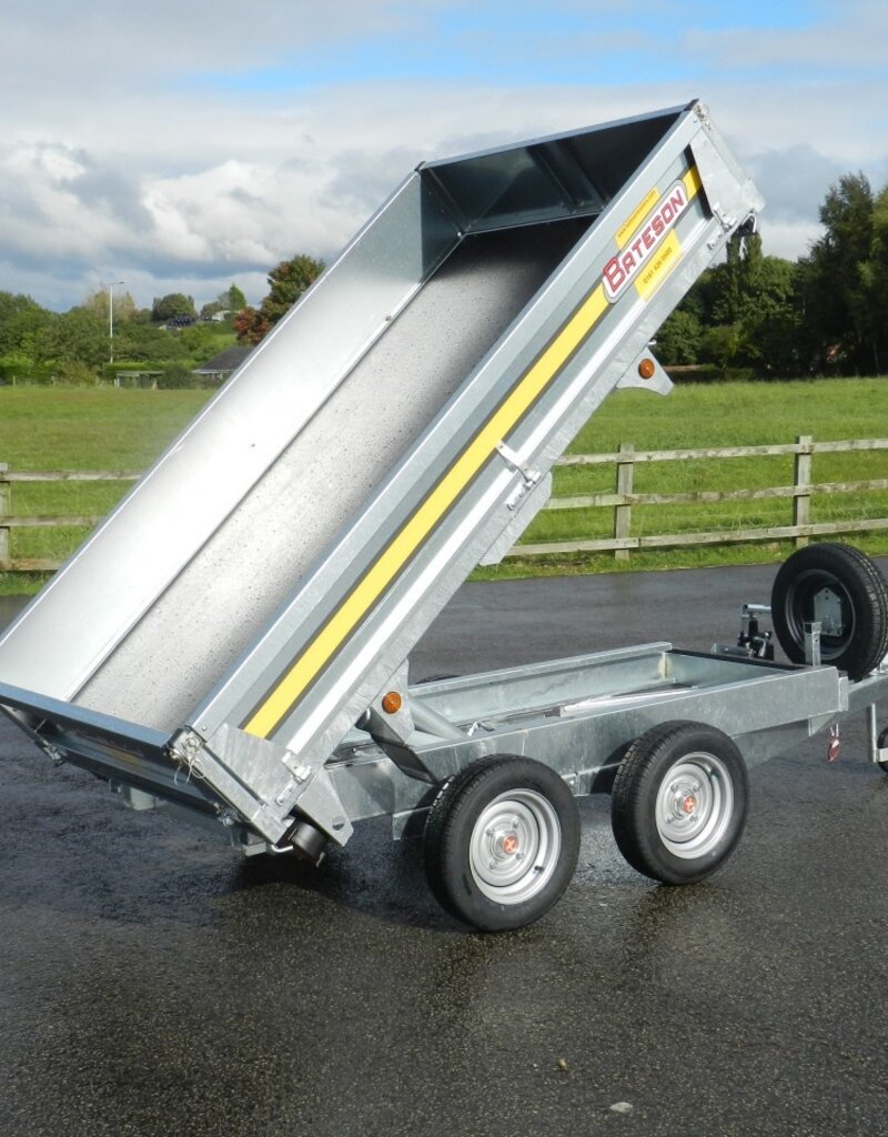 Bateson Trailers Bateson 202H 8'x5' 2 Ton Hydraulic Tipping Trailer twin Axle