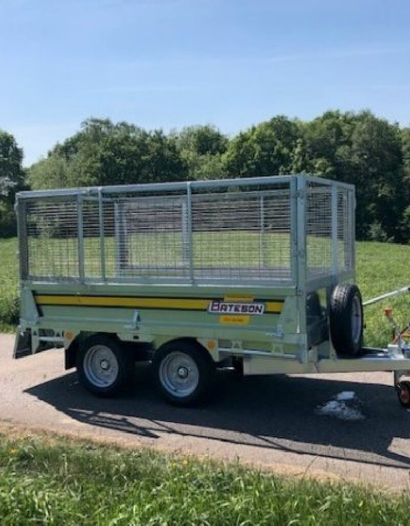 Bateson Trailers Bateson 202H 8'x5' 2 Ton Hydraulic Tipping Trailer twin Axle