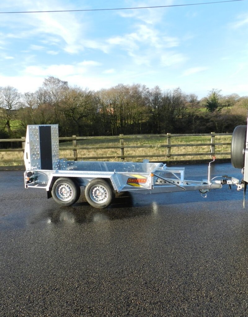 Bateson Trailers Bateson 26MD 2600kg Mini Excavator & Plant trailer for machines up to 2100kg