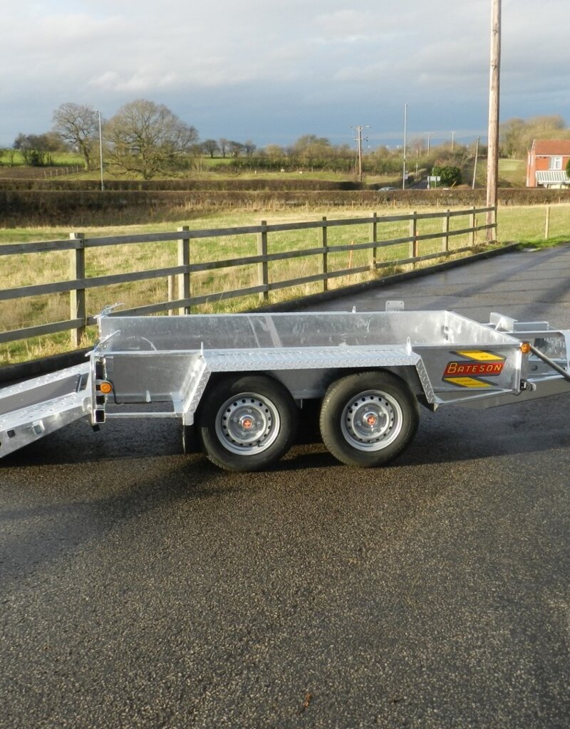 Bateson Trailers Bateson 26MD 2600kg Mini Excavator & Plant trailer for machines up to 2100kg