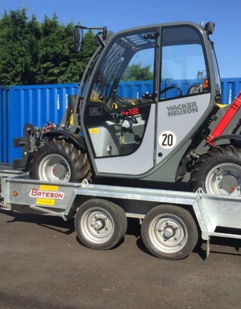 Bateson Trailers Bateson 35MD Mini Digger 3.3m x 1.68m, Excavator, Plant Trailer 3500kg Gvw 3.3m x 1.68m