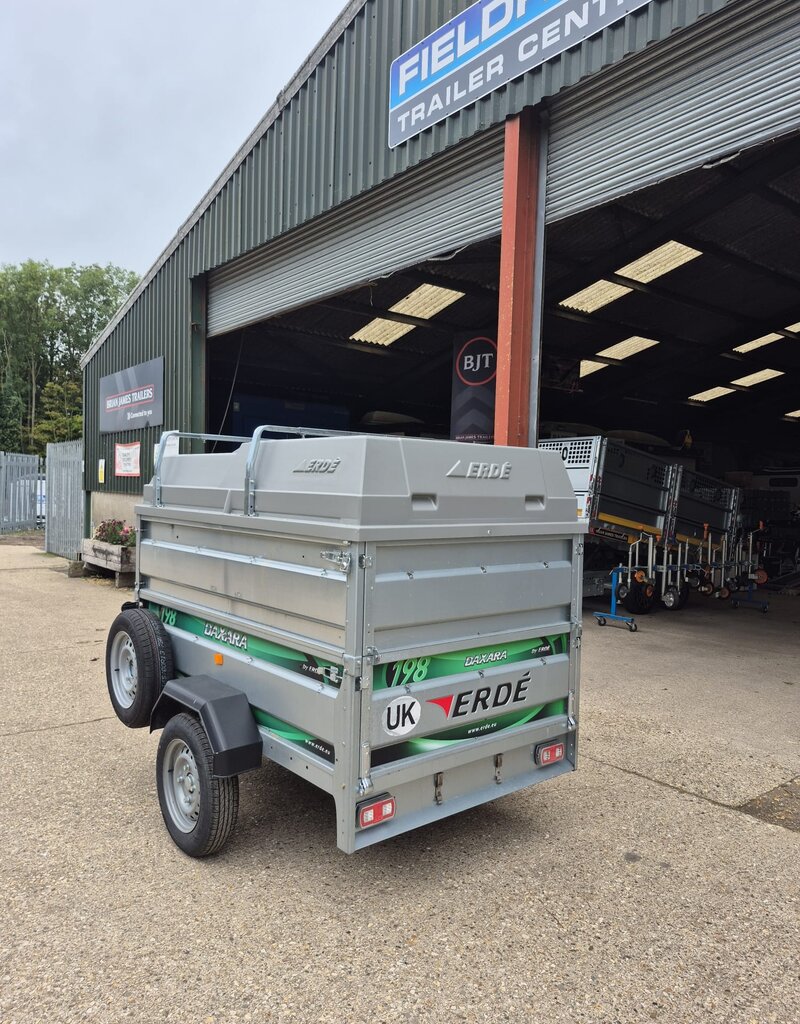 Used Erde Daxara 198 Trailer Single Axle Camping Trailer 750kg GVW 1.85m x 1.15m