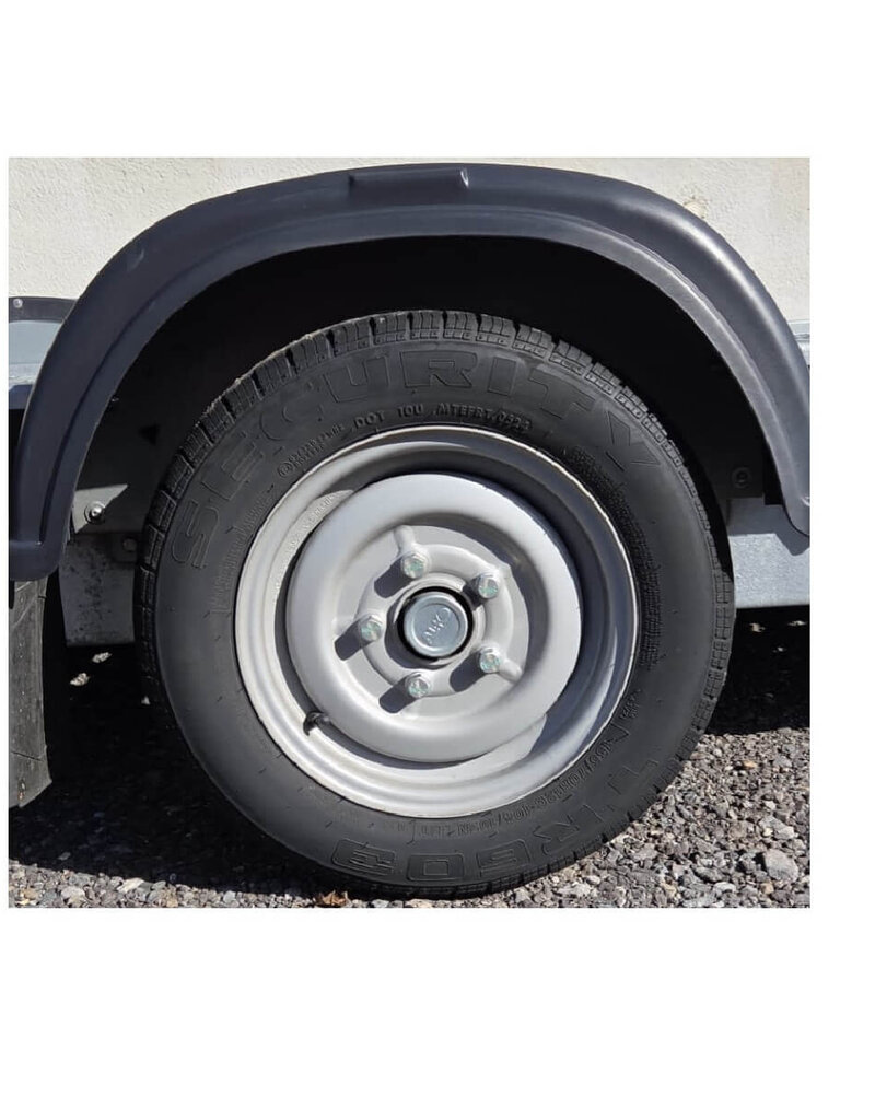 155/70R12C 104N/102N 5 STUD 112mm PCD Silver Trailer Wheel and Tyre | Fieldfare Trailer Centre