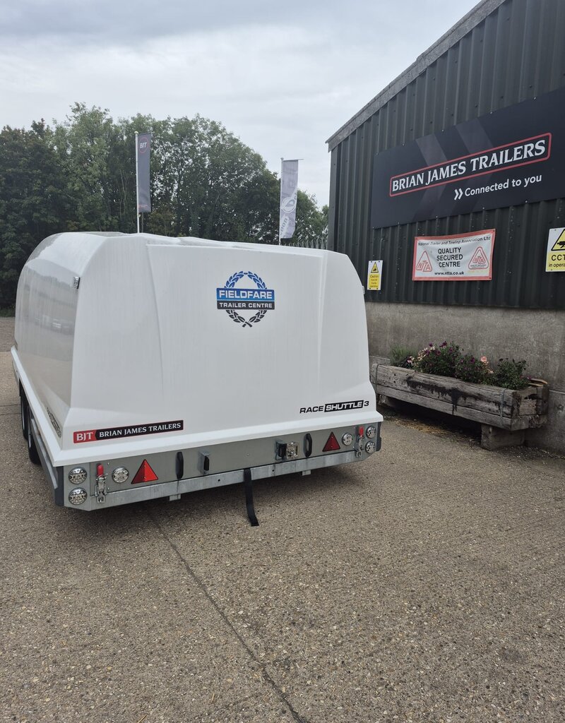 2024 Brian James Race Shuttle3 Tilt Bed ClamShell Trailer 3000kg GVW