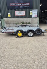 Used Brian James C4 Blue Transporter 3.3m x 1.7m 2000kg GVW, Winch, Long Ramps