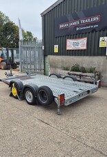 Used Brian James C4 Blue Transporter 3.3m x 1.7m 2000kg GVW, Winch, Long Ramps