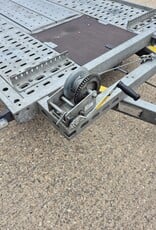 Used Brian James C4 Blue Transporter 3.3m x 1.7m 2000kg GVW, Winch, Long Ramps