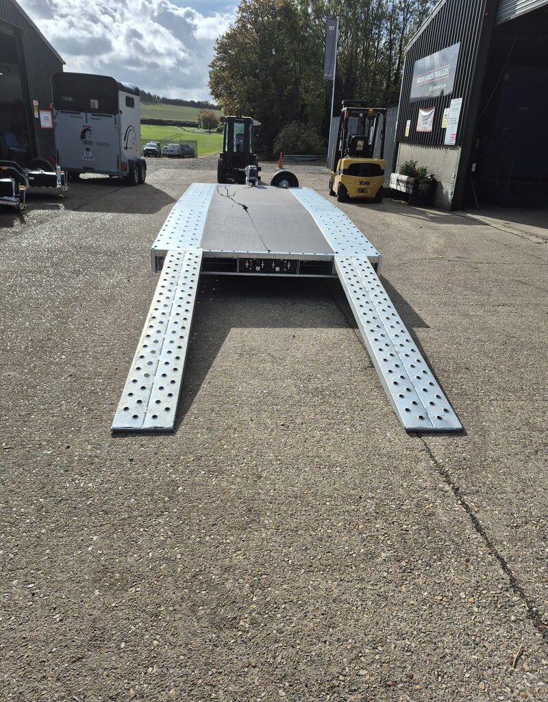 Bateson Trailers Model 355B 4.8 x 1.8m Beaver Tail Transporter Trailer | Fieldfare Trailer Centre