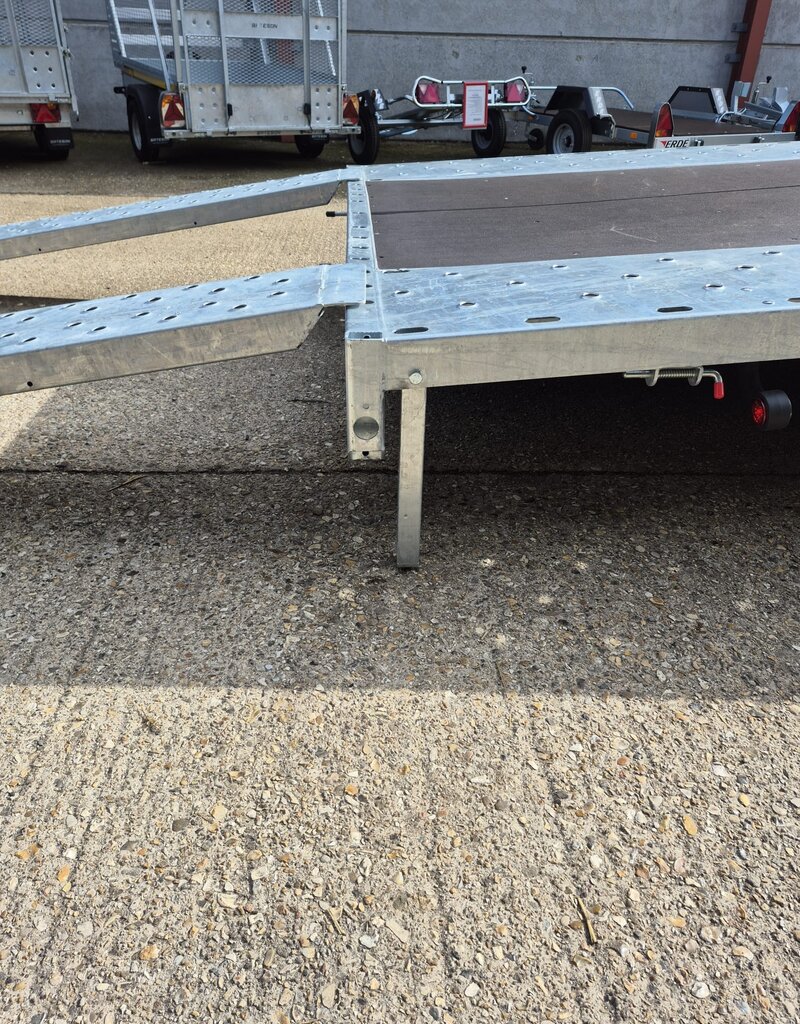 Bateson Trailers Model 355B 4.8 x 1.8m Beaver Tail Transporter Trailer | Fieldfare Trailer Centre