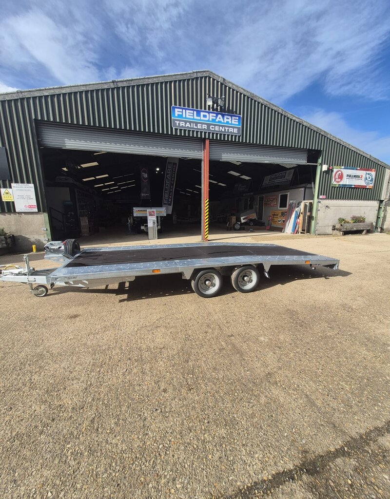 Bateson Trailers Model 355B 5m x 2.1m Beaver Tail Transporter Trailer | Fieldfare Trailer Centre