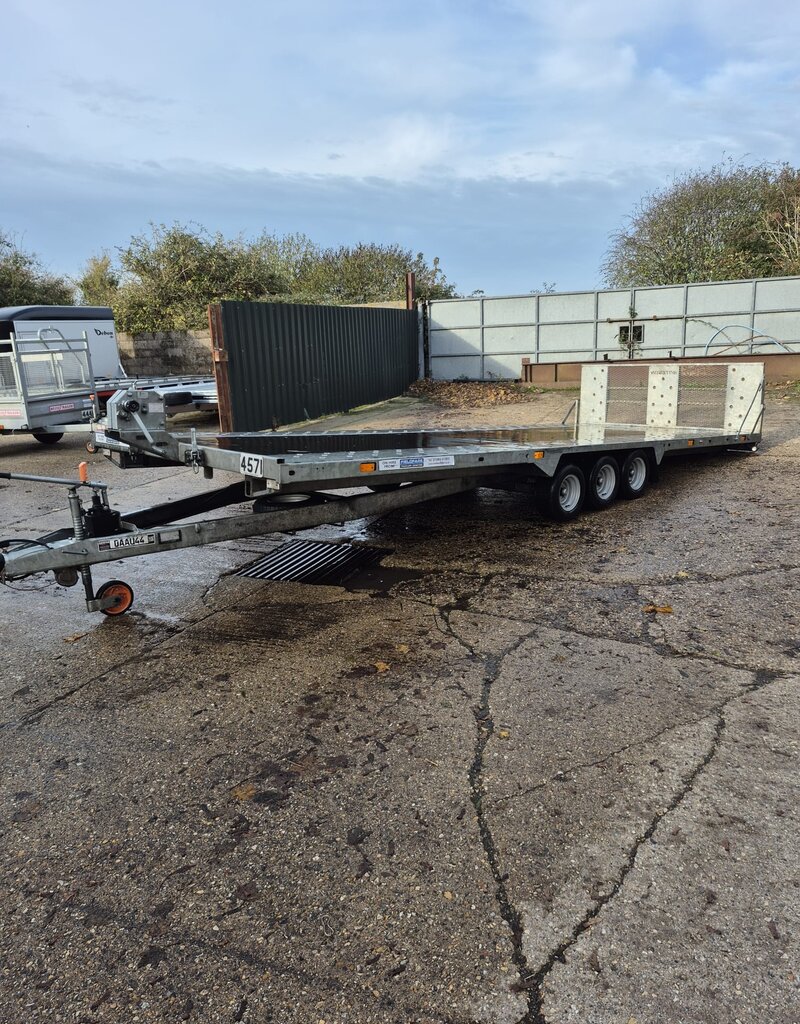 Bateson Trailers Used Bateson PT76  6.25m x 2.3m Tri Axle 3500kg GVW Tilt bed Trailer, Manual Winch