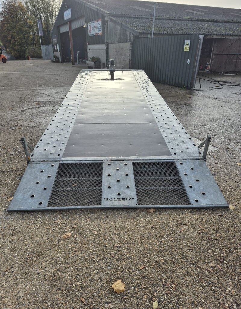 Bateson Trailers Used Bateson PT76  6.25m x 2.3m Tri Axle 3500kg GVW Tilt bed Trailer, Manual Winch