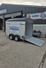 Debon Used Debon C500 Box Van Trailer - Aluminium Sides - Anthracite Grey 2600kg GVW