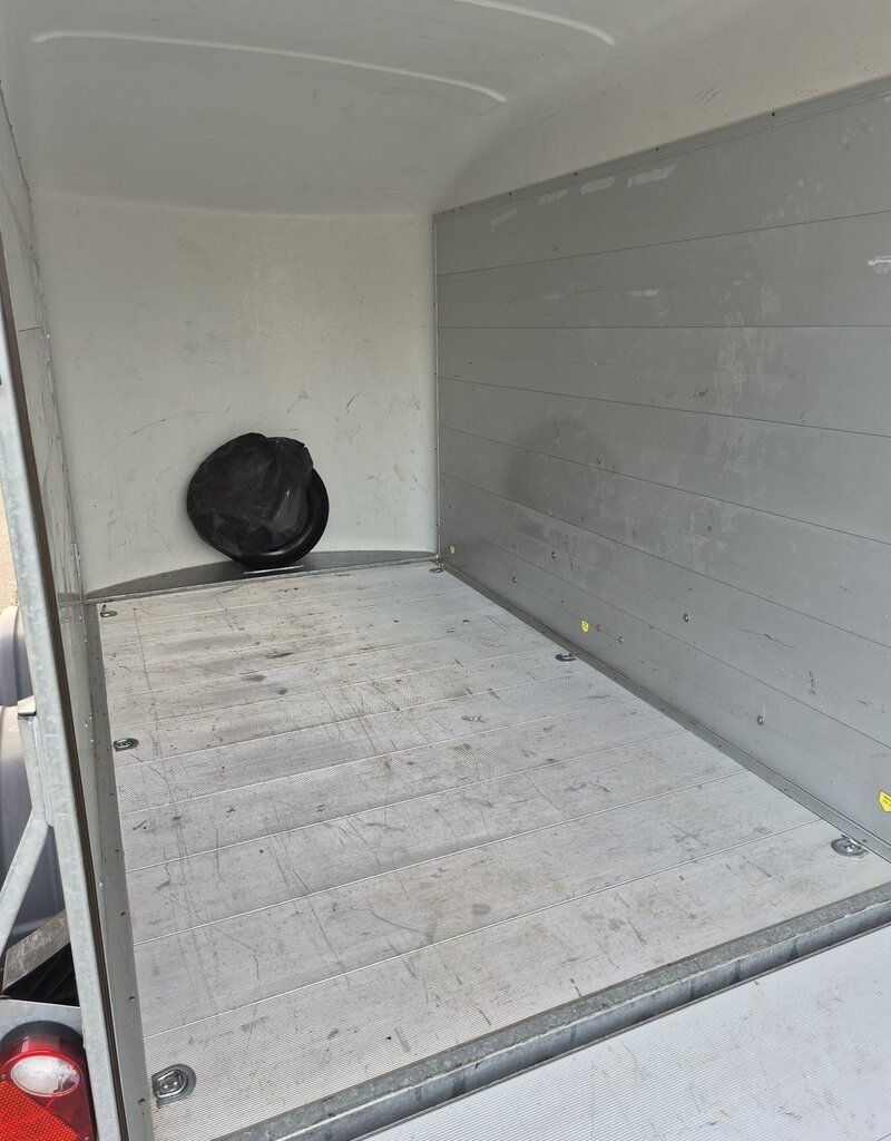 Debon Used Debon C500 Box Van Trailer - Aluminium Sides - Anthracite Grey 2600kg GVW