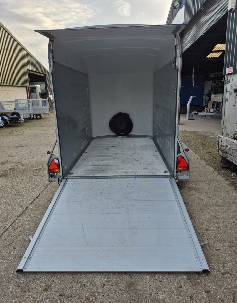 Debon Used Debon C500 Box Van Trailer - Aluminium Sides - Anthracite Grey 2600kg GVW