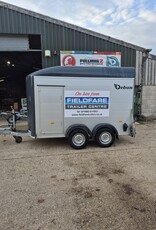 Debon Used Debon C500 Box Van Trailer - Aluminium Sides - Anthracite Grey 2600kg GVW