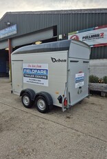 Debon Used Debon C500 Box Van Trailer - Aluminium Sides - Anthracite Grey 2600kg GVW
