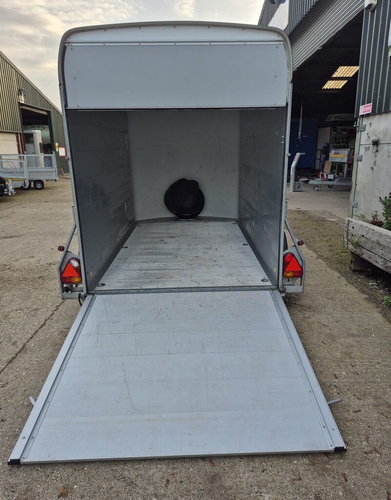 Debon Used Debon C500 Box Van Trailer - Aluminium Sides - Anthracite Grey 2600kg GVW