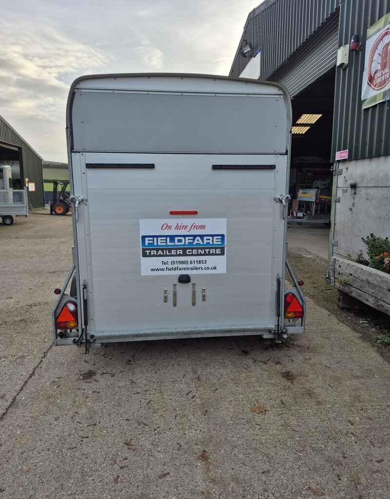Debon Used Debon C500 Box Van Trailer - Aluminium Sides - Anthracite Grey 2600kg GVW